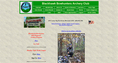Desktop Screenshot of blackhawkbowhunters.com
